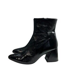 Thursday Boot Co Heartbreaker Ankle Boots Black Patent Leather $195 Size 8.5